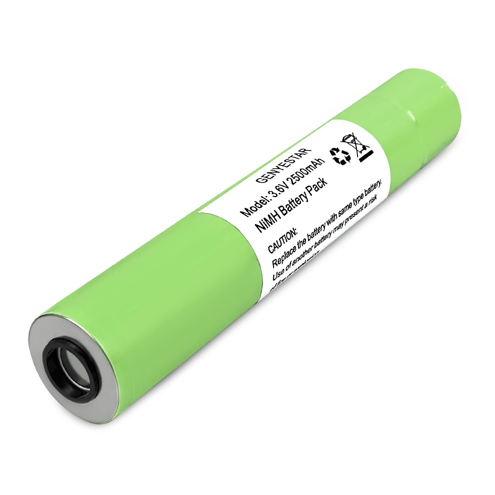 GENYESTAR Flashlight Battery, 3.6V 2500 mAh Compatible with 75175 streamlight Batteries 75375 streamlight Stinger Parts xt ds led Synergy SDFL-C852