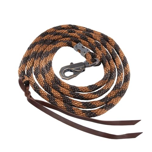Carhartt 3 m Lange Hundeleine, strapazierfähiges geflochtenes Polypropylen, splitterfrei, verrottungsfest und schwimmfähig, Carhartt Brown