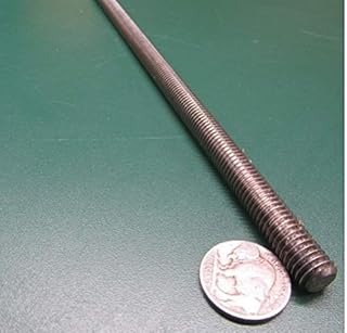 18-8 Stainless Steel Fully Threaded Round Rod, 3/8
