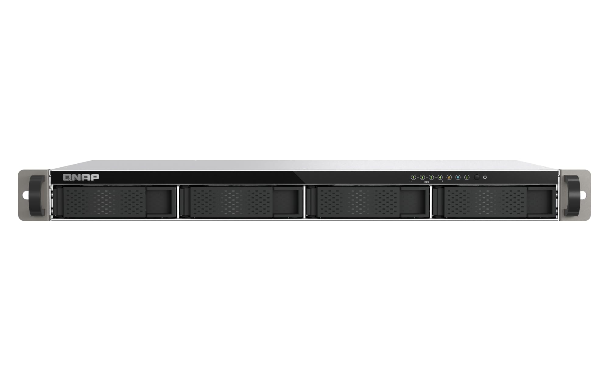 QNAP TS-433eU-US Compact 1U Short-Depth Rackmount 2.5GbE NAS