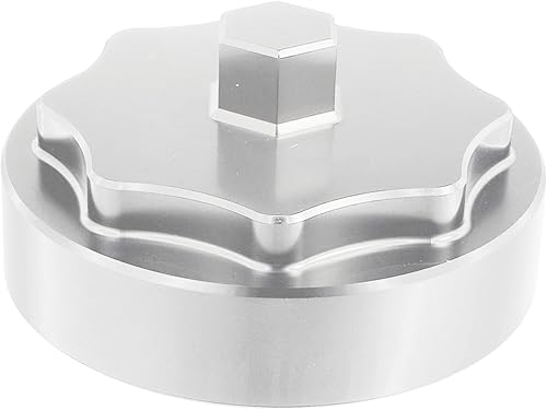 X AUTOHAUX Cubierta de tapa de carcasa de filtro de combustible de aluminio para Dodge para Ram 2500 3500 4500 5500 6.7L motor diesel 2010-2020 tono
