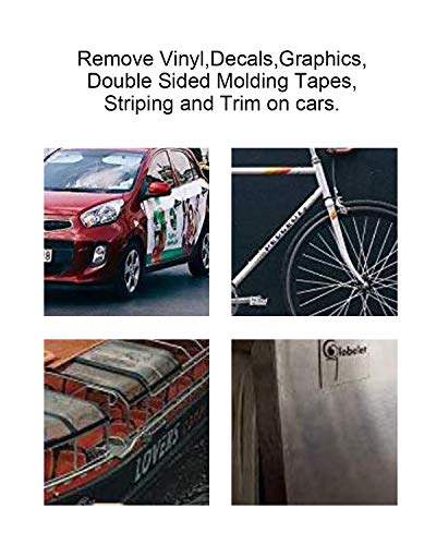S SATC Decal Eraser Wheel Pin Stripe Removal Tool 1 Pack - Black Rubber Wheel with Adapter with Electric Drill - Removes Vinyl, Decals, Graphics & Double Faced Tape