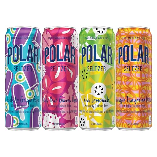 Image of Polar Seltzer Limited Edition Sparkling Water, Summer Variety Pack, 12 fl oz cans, 12 pack