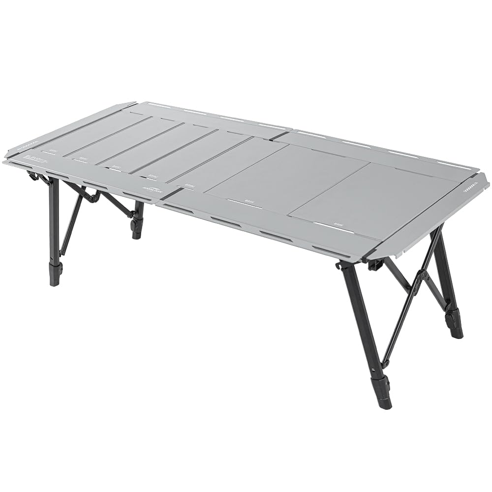 Amazon | Soomloom4.5ユニット昇降式キャンプテーブルELEVOアルミ合金