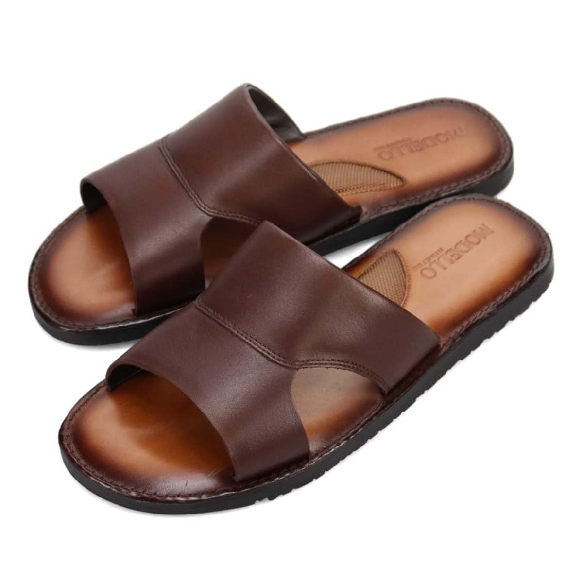 Amazon | [マドラスモデロ] 高級レザーサンダル DM5317 | ファッション