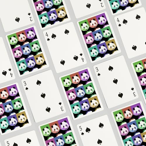 Lantern Press Panda Pop Art, 52 Cartas de Poker miniatura 4
