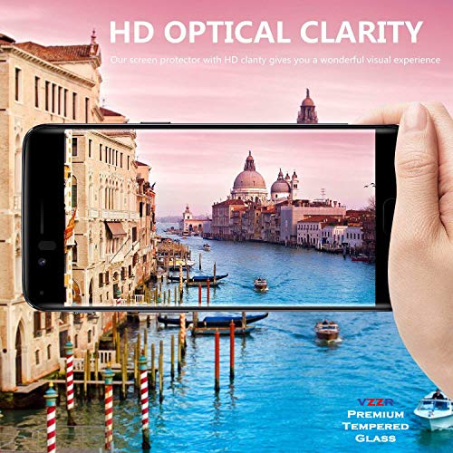 Image of VZZR? Premium Tempered Glass for One Plus 6T Screen Protector [11D] - Full HD, Shatterproof, Anti Scratch Screen Guard For OnePlus 6T (Black Edition)