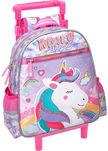 Julian Ross Sac à dos Trolley Asilo École, 29 cm, polyester, Licorne Mary Cover