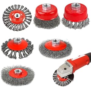 Mizikuu MH-JMJM14 6er Drahtbürsten-Set