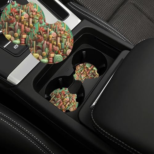Portavasos para carro set 2 negro