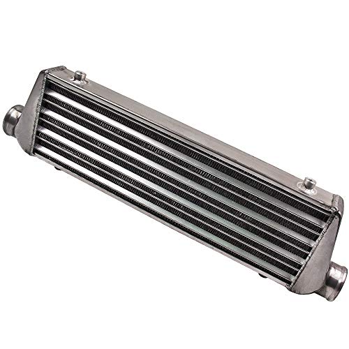 Maxpeedingrods Universal Front Mount Intercooler 27.5" X 7" X 2.25" Tube & Fin 2.5" Inlet & Outlet Aluminum Intercooler #TOP9
