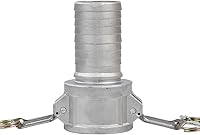 Vista 3 de 2 accesorios de bloqueo de leva de aluminio de 2 pulgadas (parte C), pieza de montaje de manguera de leva y ranura, acoplamiento hembra de 2