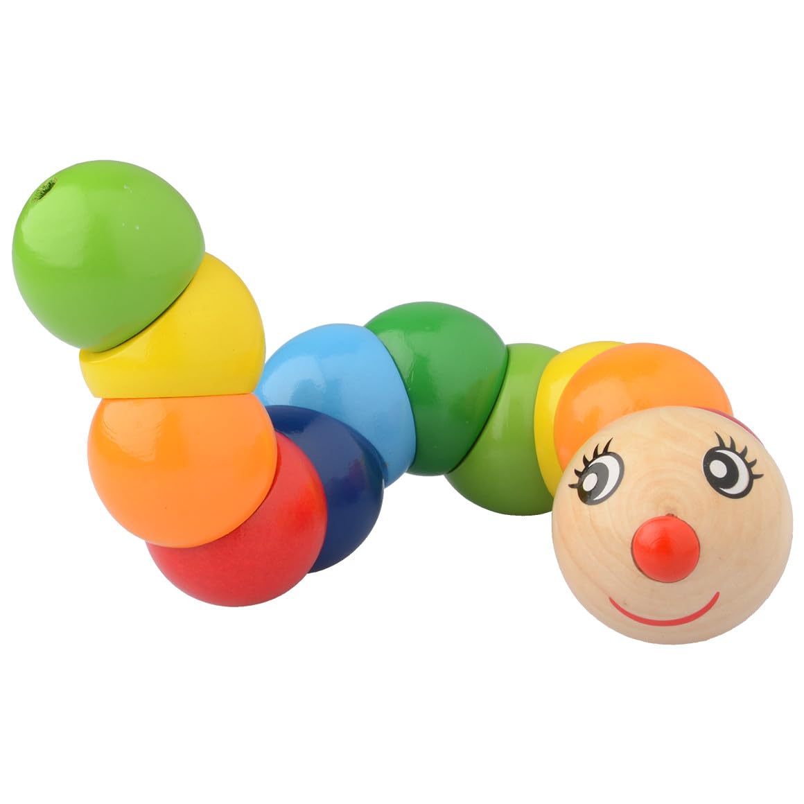 Eichhorn 100003440 Grasping Toy with Caterpillar Design 18.5 cm Hardwood