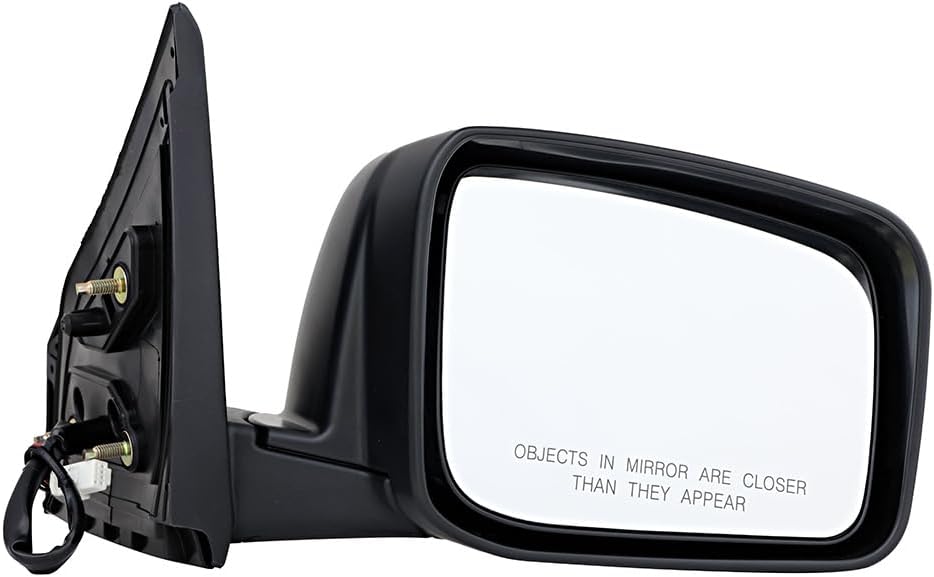 For Nissan Rogue 2008 2009 2010 2011 2012 2013 2014 2015 Power Heated Textured Black Side Door View Mirror Passenger Right