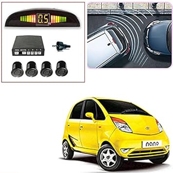 UniPearl -Black Car Parking Reverse Sensors (Set of 4) for - Nano