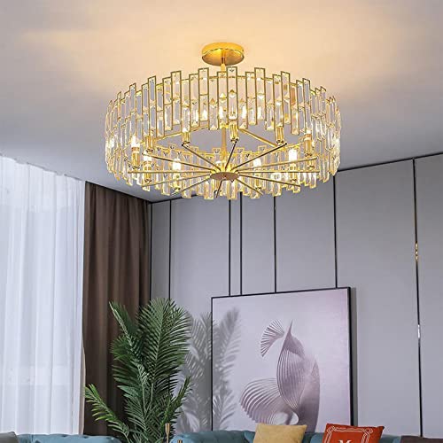 Abat-jour semi-encastré doré moderne pour sublimer un plafond bas avec style