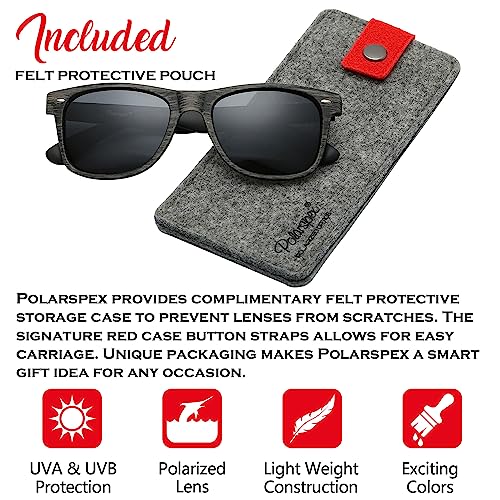 image for PolarSpex Polarized Sunglasses for Men and Women – UV Protection, Du