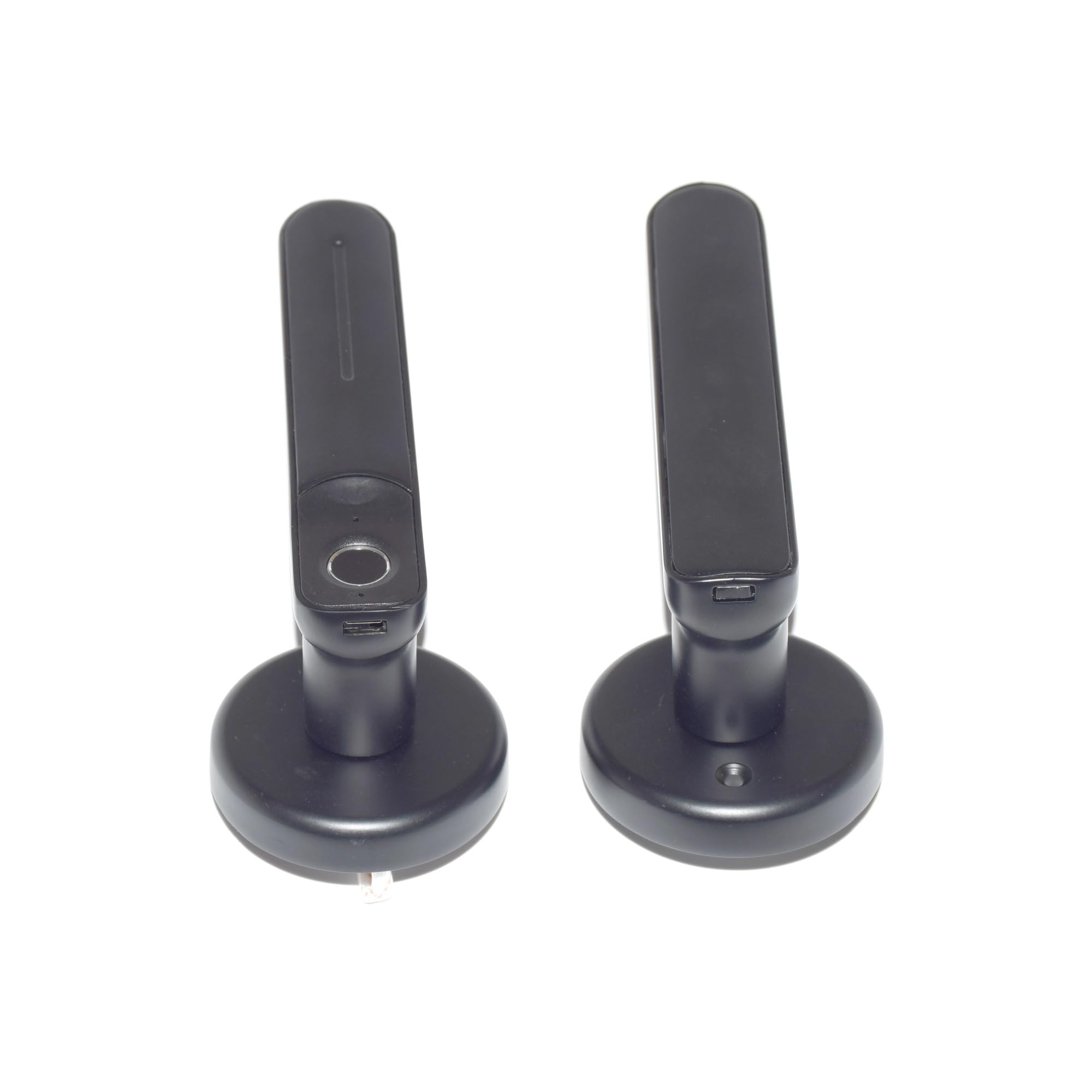 Serratura Smart TTLock APP Smart Finrprint Lock Serratura For Porta Biometrica Elettrica 20 Utenti Con Chiave For Interni Domestici Utilizzati Porta Casa Ufficio Appartamento(Silver TTLock)