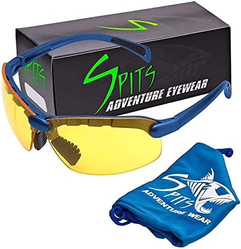 Top Or Bottom Bifocal Safety Glasses (Frame Color: Blue, Magnifier: 1.25 Bottom Smoke)