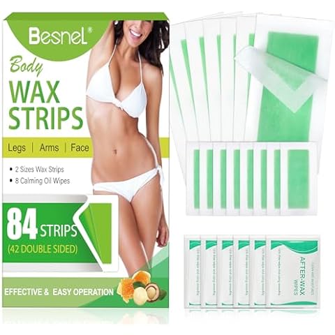 BESNEL Wax Strips Kit with Wipes Cover
