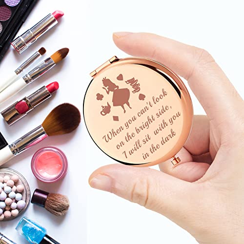 Espejo compacto redondo para maquillaje AKTAP miniatura 7