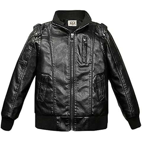 Arestory Kids PU Leather Biker Jacket Cover
