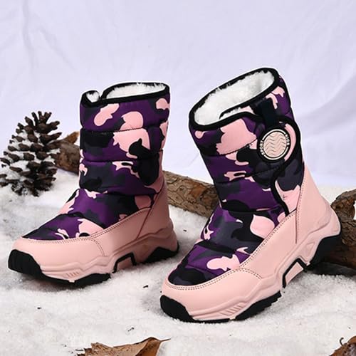 Bottes d'automne fille pour éviter les glissades grâce à la semelle crantée
