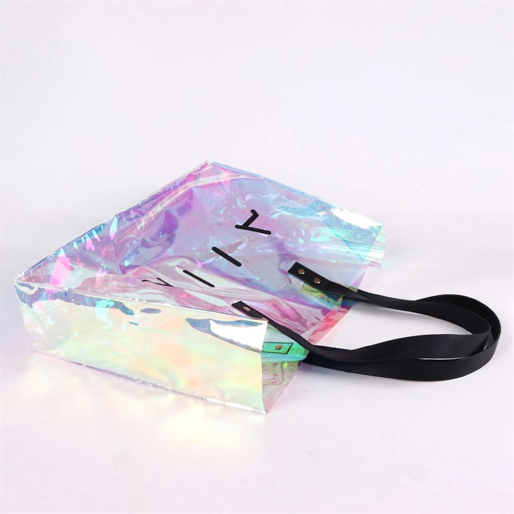 Glitzernder Hologramm-Spandex-Stoff Stretchstoff Schimmernder Stoff Meterware Handwerken Nähen Stoff Kostüm Bühnenauftritt Stoff Dekorstoffe Holographischer Stoff Violett#1 500X150cm