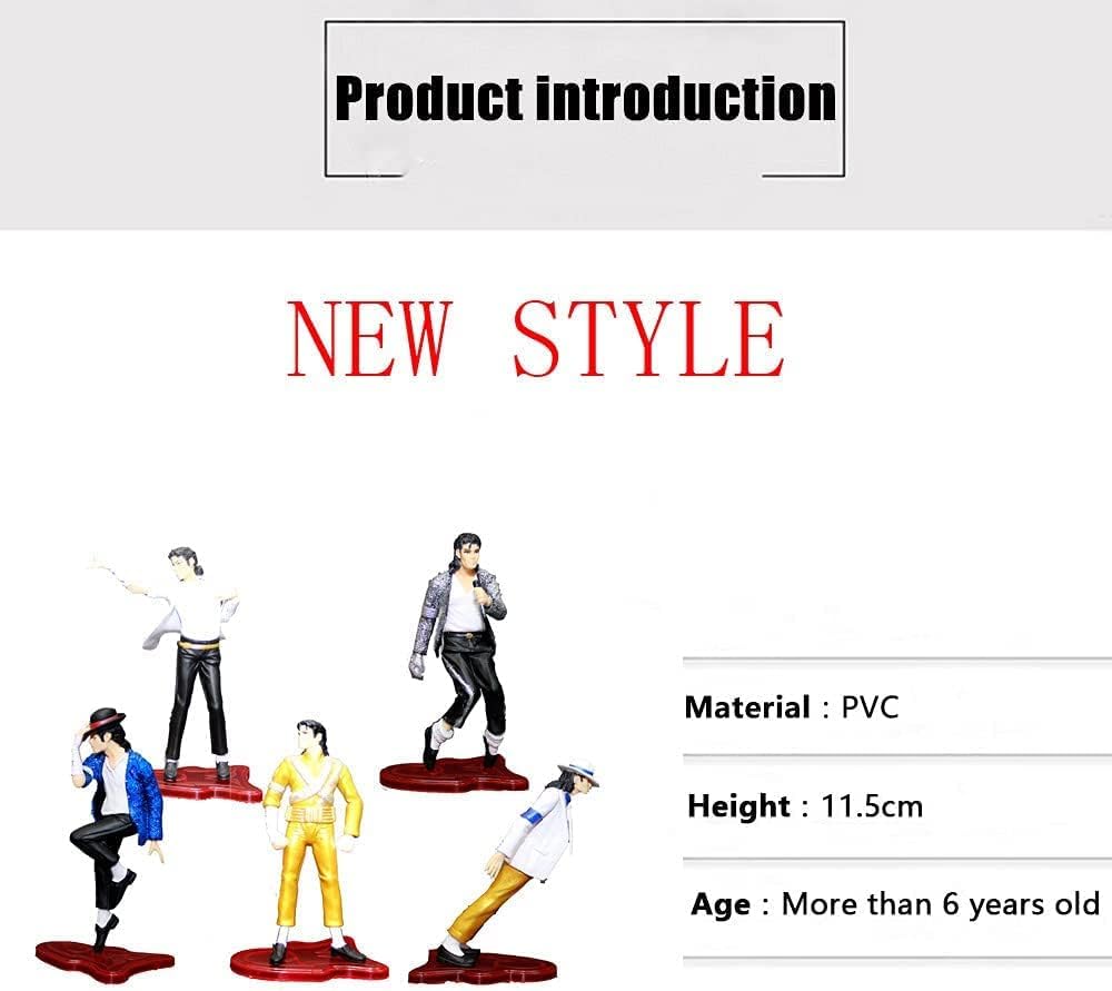 Toys Set of 5 pcs Figure Box Set Michael Jackson Dolls