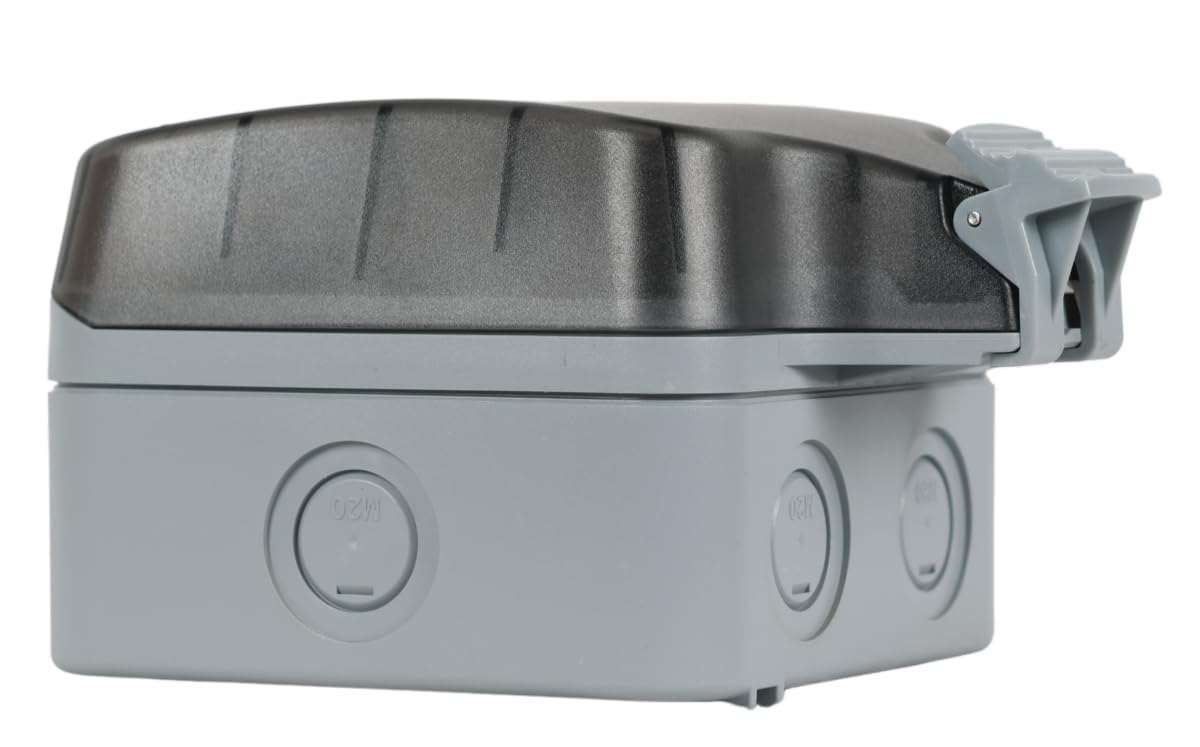 Boîtier RJ45 mural étanche IP 66-1 port | Cat.6A, Prise RJ45 1 port murale étanche équipée catégorie 6A