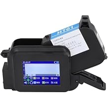 gernie Handheld Inkjet Printer, LED Touch Quick Drying Inkjet Coding Machine Multi Languages USB Mini Pocket Mobile Inkjet Printer with for Production Date Logo US
