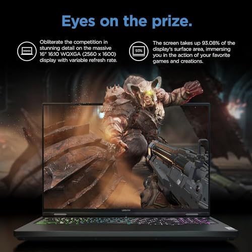 Lenovo Legion Pro 5i Gaming Laptop, 16" 2560x1600 WQXGA 240Hz, RTX 4070 8 GB GDDR6, Intel 14th Gen i9-14900HX, 64 GB DDR5 RAM, 2 TB SSD, WiFi 6E, Windows 11 Pro, Office Pro Lifetime License - Image 5