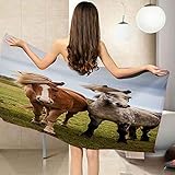 ✿✿ TOALLA DE PLAYA DE GRAN TAMAÑO: tamaño de 75 x 150 cm (30 x 60 pulgadas), es muy fácil de detectar en una playa llena de gente y alegra tu tiempo en la playa.Si te gustan otros tamaños, contáctanos a tiempo.