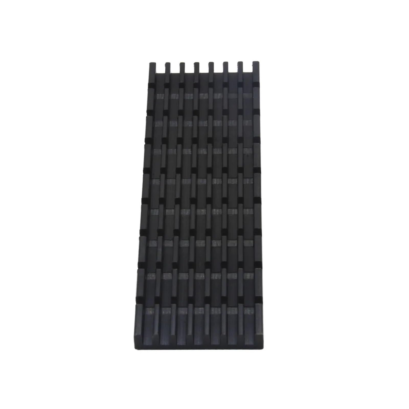 Disipador de Calor Aluminio 75x25x5mm, radiador refrigeración for Chip IC electrónico RAM LED, disipación con Cinta térmica, 10 Uds