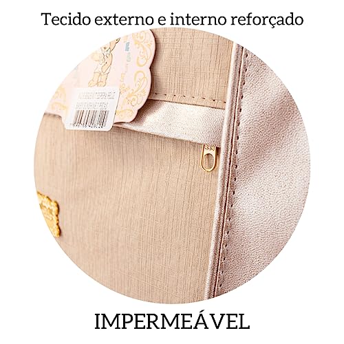 Kit Bolsa Mala Maternidade c/Trocador 3pcs Menino Menina Sunshine (Bege)