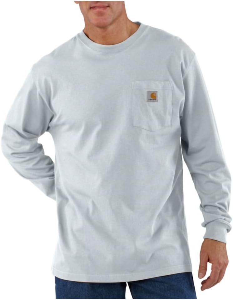 Carhartt Men's Loose Fit Heavyweight Long Sleeve Pocket T-Shirt