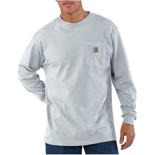 Carhartt Men's Loose Fit Heavyweight Long-Sleeve Pocket T-Shirt