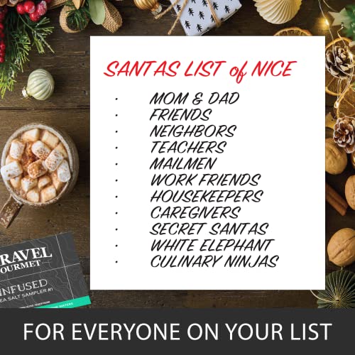 Sea Salt Gift Set - Infused Salt Sampler Collections - 2 Sets Of 6 Flavored Salts - Great Gifts For Everyone - By Caravel Gourmet #TOP4