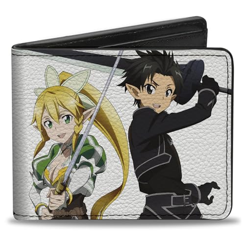 Portefeuille Sword Art Online en cuir vegan durable Buckle-Down finitions premium