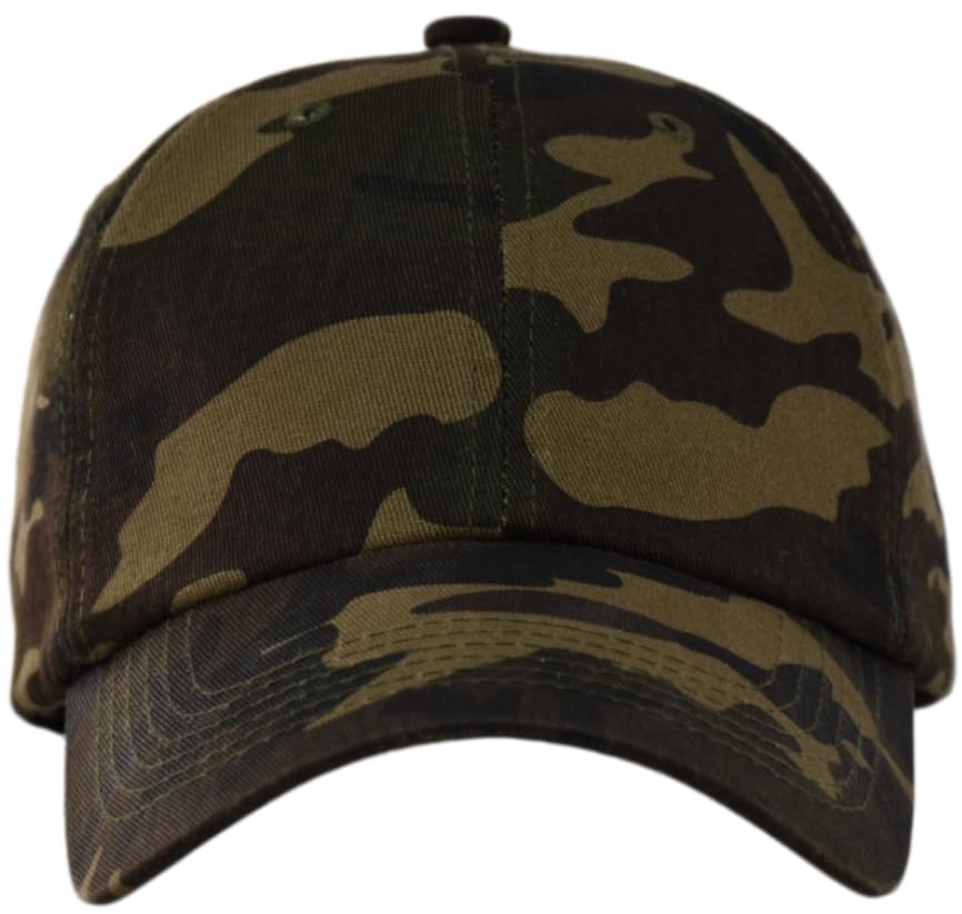 Image of Vintage Washed Cotton Baseball Caps Men Women Adjustable Unstructured Low Profile Dad Hat
