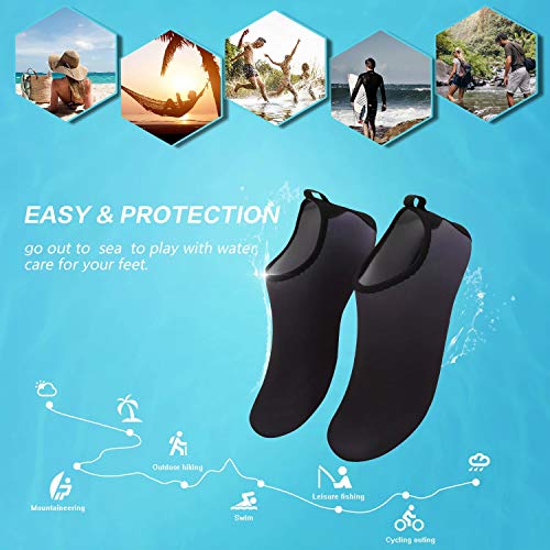 Image of YALOX Water Shoes Women's Men's Outdoor Beach Swimming Aqua Socks Quick-Dry Barefoot Shoes Surfing Yoga Pool Exercise
