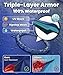 28 Foot Round Winter Pool Cover with Strong-Hold System | Triple-Layer 28 Ft Pool Covers for Above Ground Pools | 2-in-1 Swimming Pool Cover for Winter & Summer | Cold & UV Resistant 28Ft Poolcover