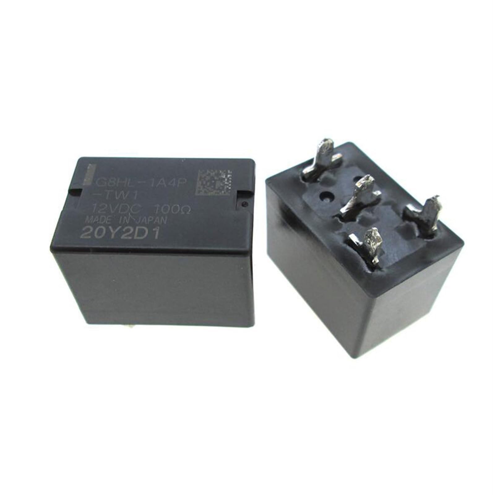Relais G8HL1A4PTW1 compact 4PIN haute conductivité pour alimentation 24V et 12V