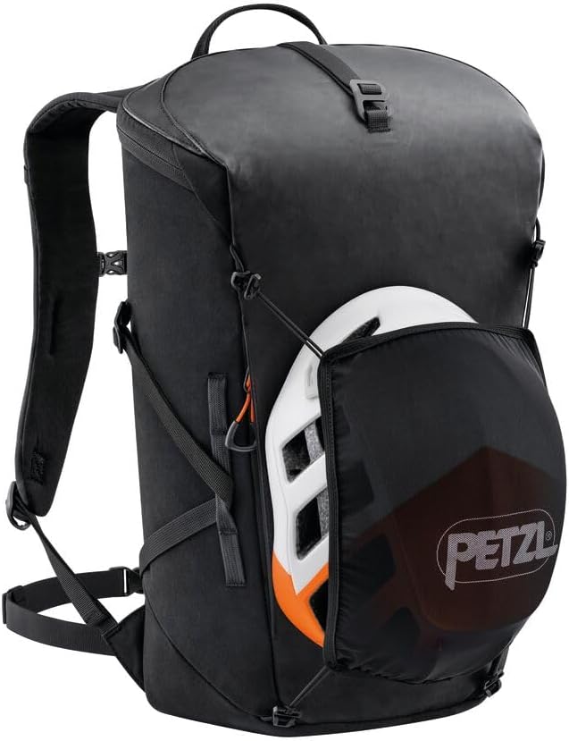 PETZL BUG Backpack - Backpack for Single-Day Multi-Pitch Climbing - Black
