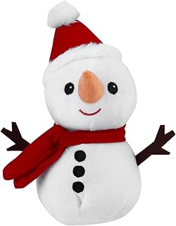 Amosfun Boneca De Natal Decoração De Natal Boneca De Pelúcia Boneco De Neve De Pelúcia Brinquedo De Pelúcia Boneco De Neve Boneco De Neve Boneco De Brinquedo Bonito Boneco De Neve De