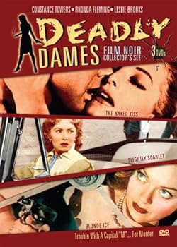 DVD Deadly Dames Film Noir Collector's Set (The Naked Kiss / Slightly Scarlet / Blonde Ice) Book