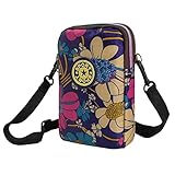 Walking Armband Crossbody Bags for Women - Small Mini Cross body Shoulder Wallet Purse Pouch Bag for