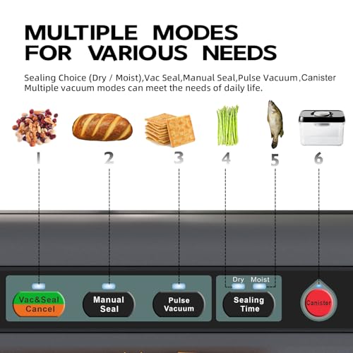 Machine sous vide double pompe puissante pour conserver les aliments sans givre - 4
