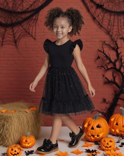 Robe en tulle pour fille décontractée et chic de 3 à 8 ans - 3