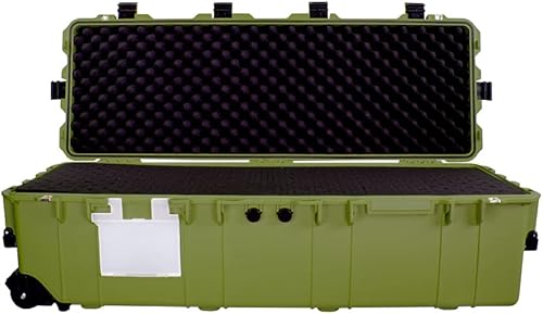 Miniatura 4 de XXL - Engranaje de rodillos de transporte pesado de 44 pulgadas de profundidad, cámara, herramientas, estuche rígido para equipo con placa grabada